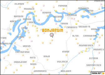 map of Bom Jardim