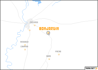 map of Bom Jardim