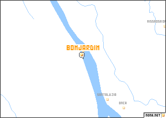 map of Bom Jardim