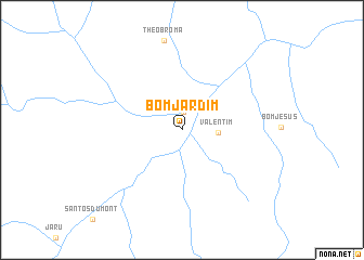 map of Bom Jardim