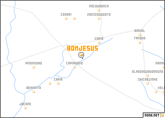 map of Bom Jesus