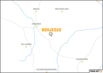 map of Bom Jesus