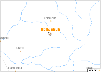 map of Bom Jesus