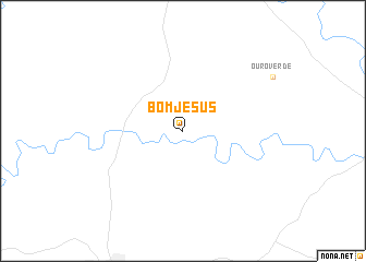 map of Bom Jesus