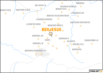 map of Bom Jesus