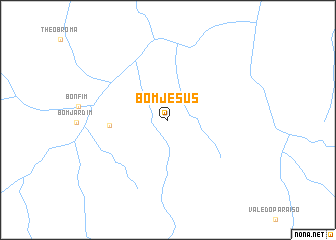 map of Bom Jesus