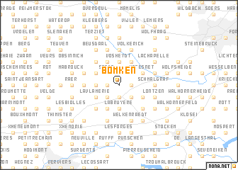 map of Bömken