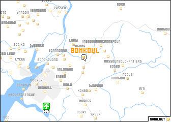 map of Bomkoul