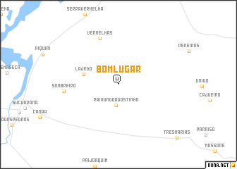 map of Bom Lugar