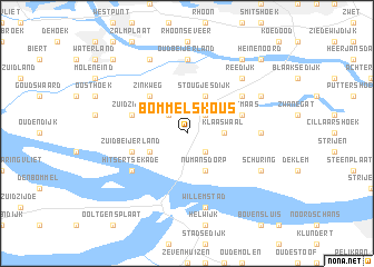 map of Bommelskous