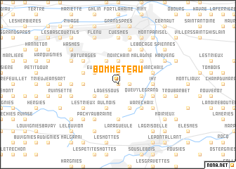 map of Bommeteau