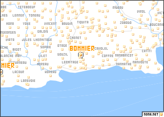 map of Bommier