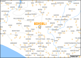 map of Bomobli