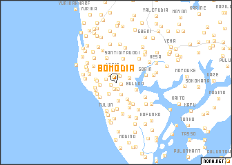 map of Bomodia