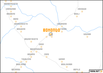 map of Bomondo