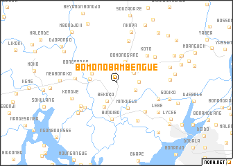 map of Bomono Ba Mbengué