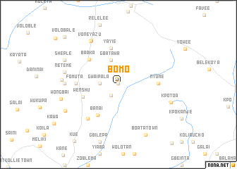 map of Bomo