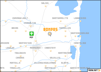 map of Bompas