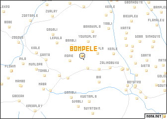 map of Bompele