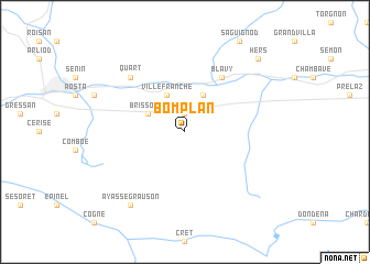 map of Bomplan