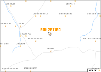 map of Bom Retiro