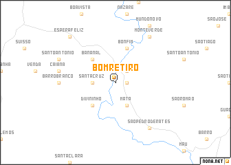 map of Bom Retiro