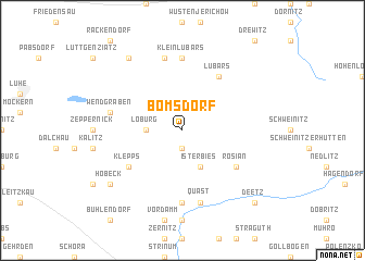 map of Bomsdorf