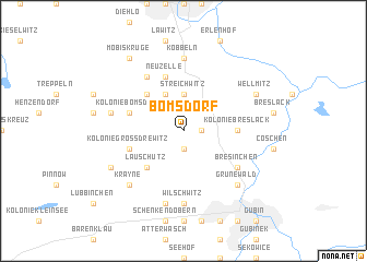 map of Bomsdorf