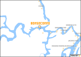 map of Bom Socorro