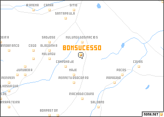 map of Bom Sucesso