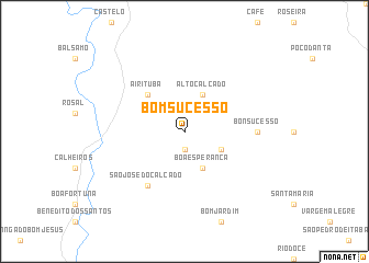 map of Bom Sucesso