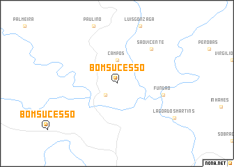 map of Bom Sucesso