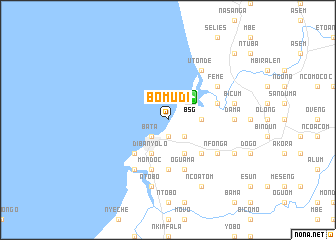 map of Bomudi