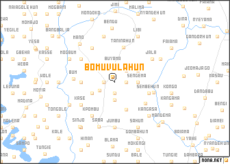 map of Bomuvulahun