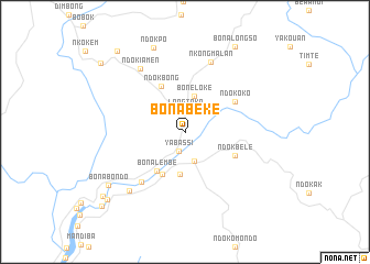 map of Bonabéké