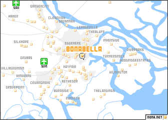 map of Bona Bella