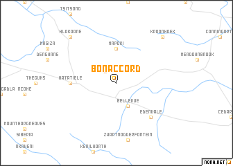 map of Bon-Accord