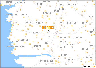 map of Bonaci