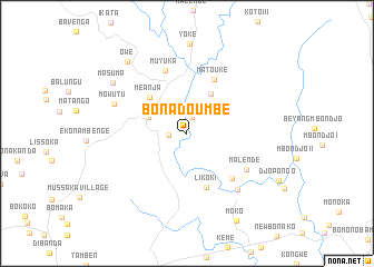 map of Bonadoumbe