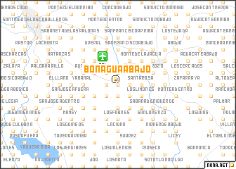 map of Bonagua Abajo
