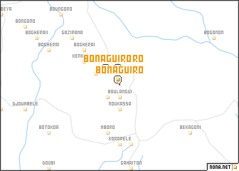 map of Bonaguiro