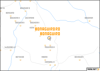 map of Bonaguiro