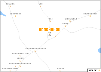 map of Bona Hamadi