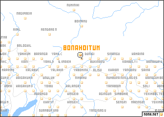 map of Bonahoitum