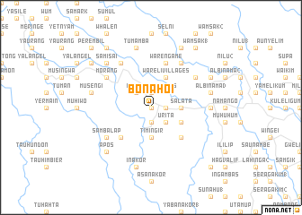 map of Bonahoi