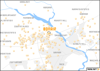 map of Bonair