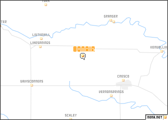 map of Bonair
