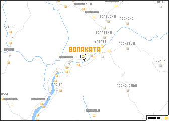 map of Bonakata