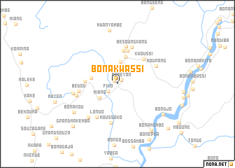 map of Bonakwassi
