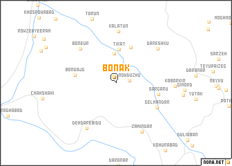 map of Bonak